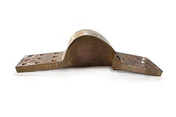 Copper tape soft connection