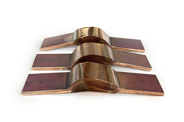 Copper tape soft connection